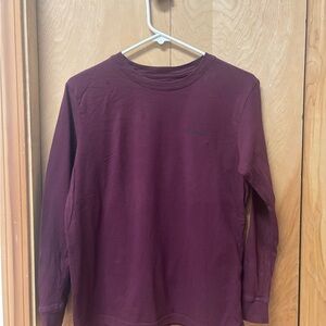 Burnside Maroon Women’s Long Sleeve Tee